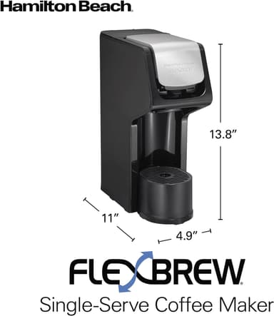 Hamilton Beach FlexBrew 49900 — Flexible Coffee Brewing for Small Spaces - kitchen appliances for tiny homes