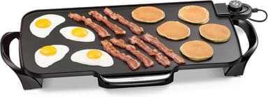 Presto 07061 22-inch Electric Griddle — Large Surface Cooking for Tiny Homes - kitchen appliances for tiny homes