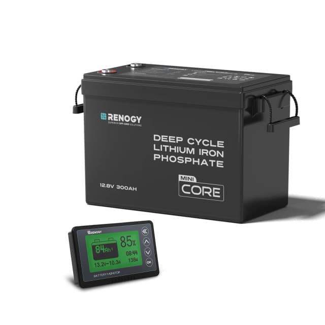 Renogy Core 12V 300Ah with Self-Heating — Maximum Single Battery Capacity - battery storage for tiny homes
