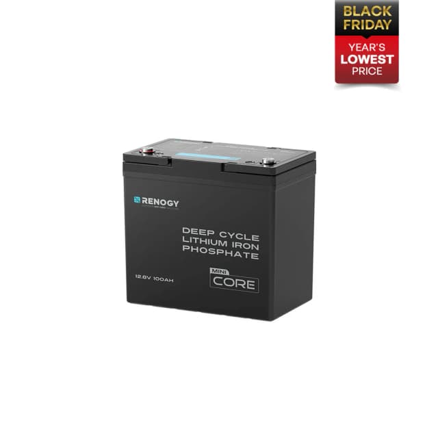Renogy Core Mini 12.8V 100Ah — Ultra-Compact Power - battery storage for tiny homes