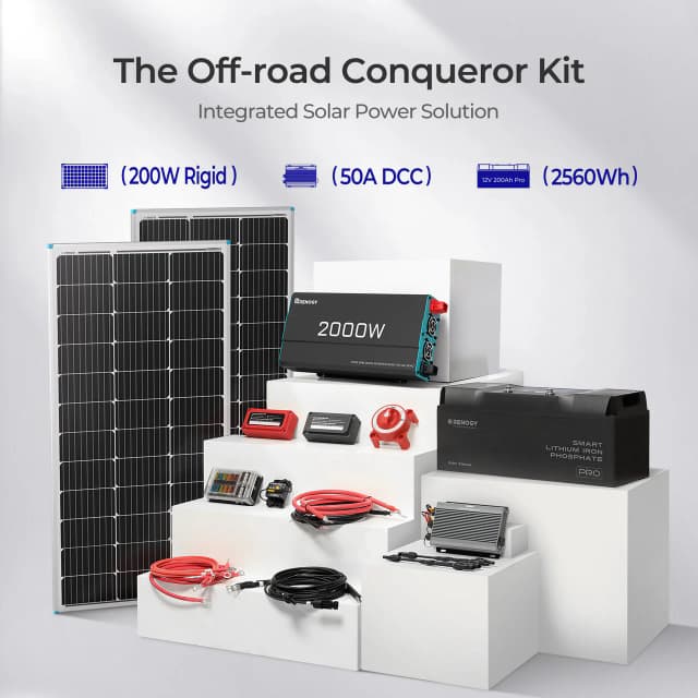 Renogy Off-road Solution (2.56kWh) — Complete Portable Power - battery storage for tiny homes