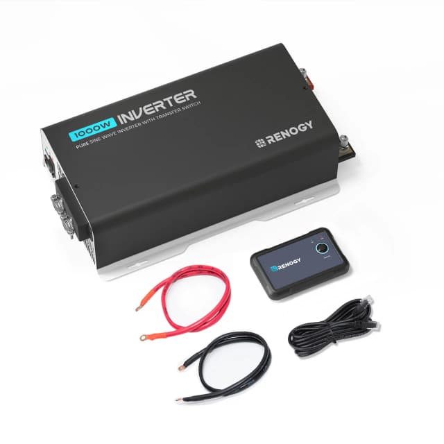 Renogy 1000W 12V Pure Sine Wave Inverter with UPS and Bluetooth — Smart Backup Power - inverters chargers for tiny homes