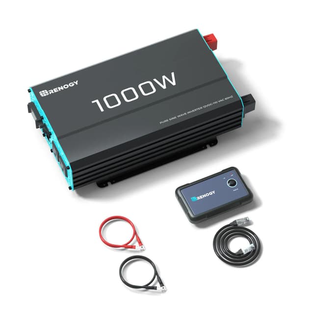 Renogy 1000W 12V Pure Sine Wave Inverter — Essential Power Conversion - inverters chargers for tiny homes