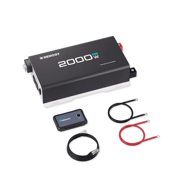 Renogy 2000W 24V Pure Sine Wave Inverter — Efficient 24V Operation - inverters chargers for tiny homes