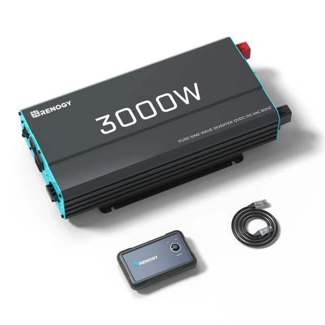 Renogy 3000W 12V Pure Sine Wave Inverter — Powerful and Efficient - inverters chargers for tiny homes