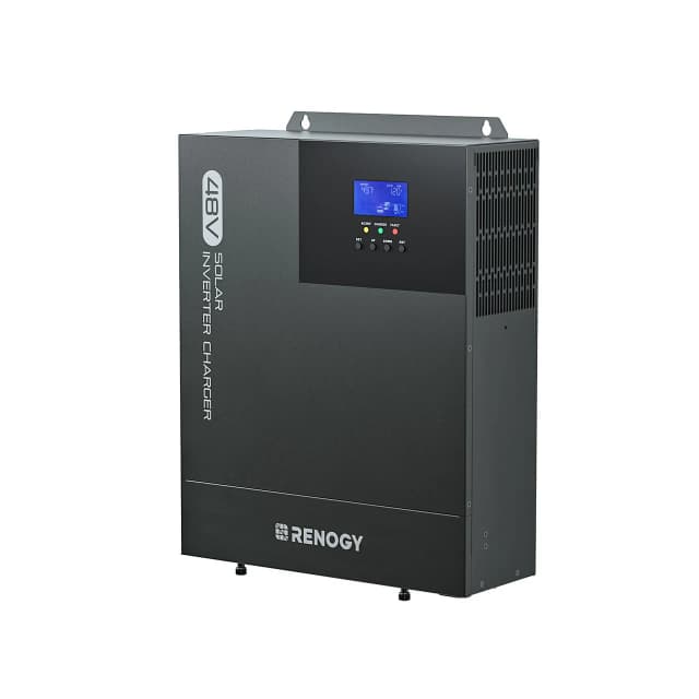 Renogy 48V 3500W Pure Sine Wave Solar Inverter Charger — High-Efficiency System - inverters chargers for tiny homes