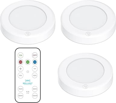 Brilliant Evolution Wireless Puck Lights — Flexible Lighting Solutions - lighting electrical for tiny homes