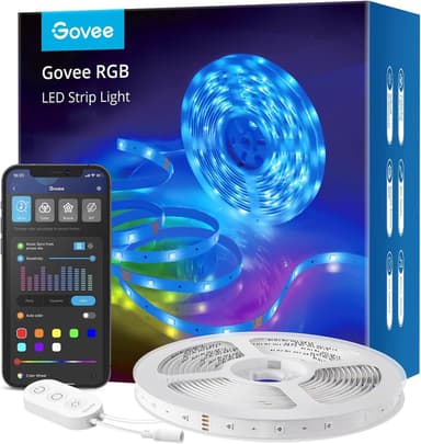 Govee 16.4ft Wi-Fi LED Strip — Easy Accent Light - lighting electrical for tiny homes