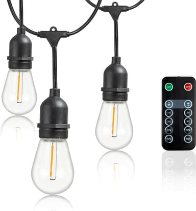 Newhouse Lighting LED String Lights — Weatherproof Outdoor Ambiance - lighting electrical for tiny homes