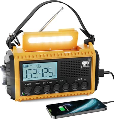 Raynic Emergency Radio — Multi-Power Communication Hub - safety gear for tiny homes