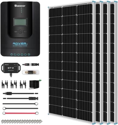 Renogy 400W 12V Premium Solar Kit (4x100W + 40A MPPT)