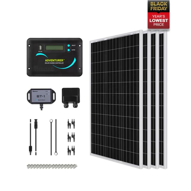 Renogy Starter RV Kit N-Type 400W — Mid-Size Systems - solar kits for tiny homes