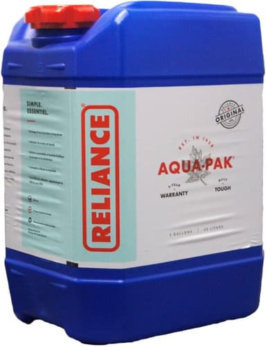 Reliance Aqua-Pak 5 Gallon — Portable Water Storage - water systems for tiny homes