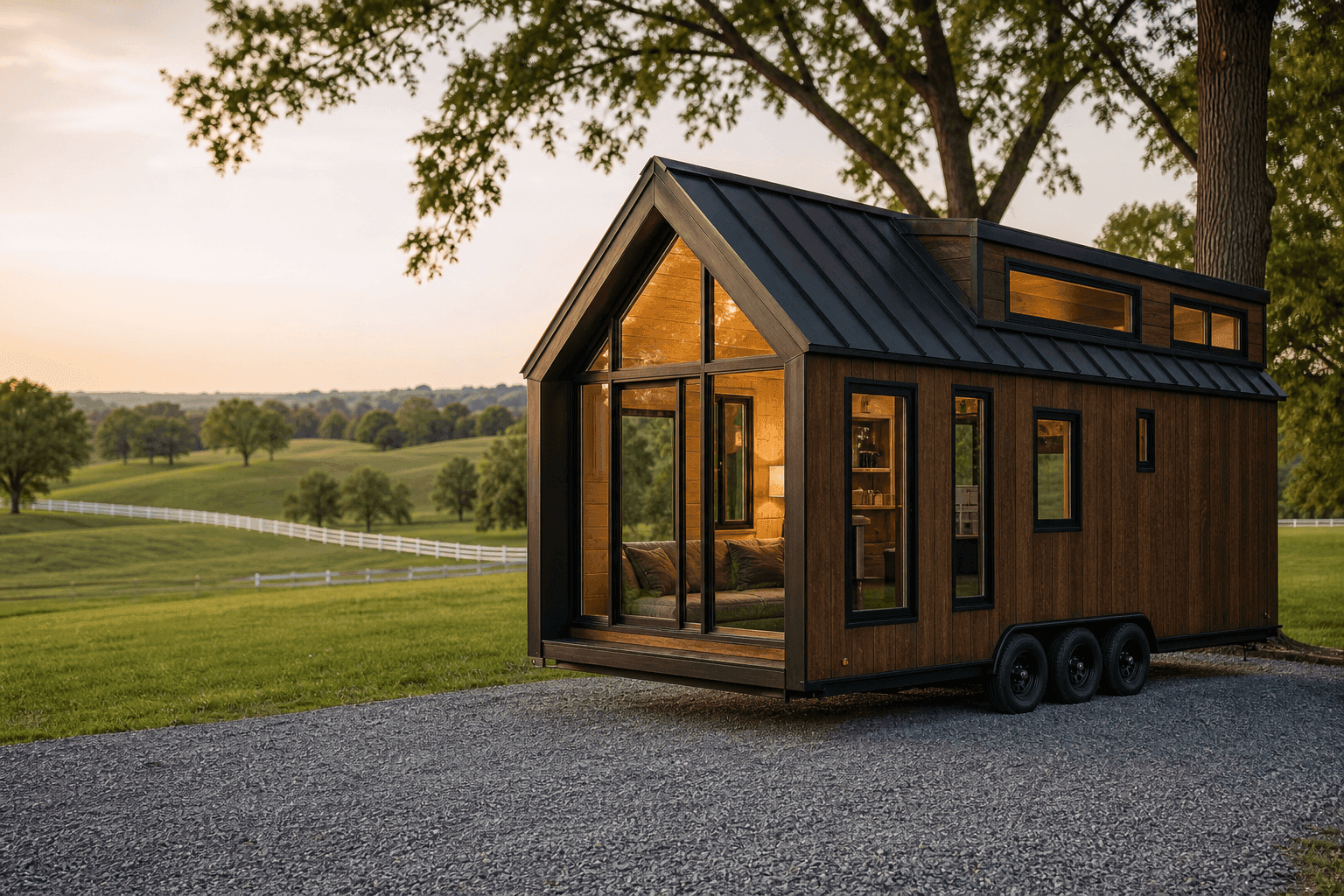 Farmhouse Tiny House on Wheels, NOAH Certified, 26 ft in Burnside, KY