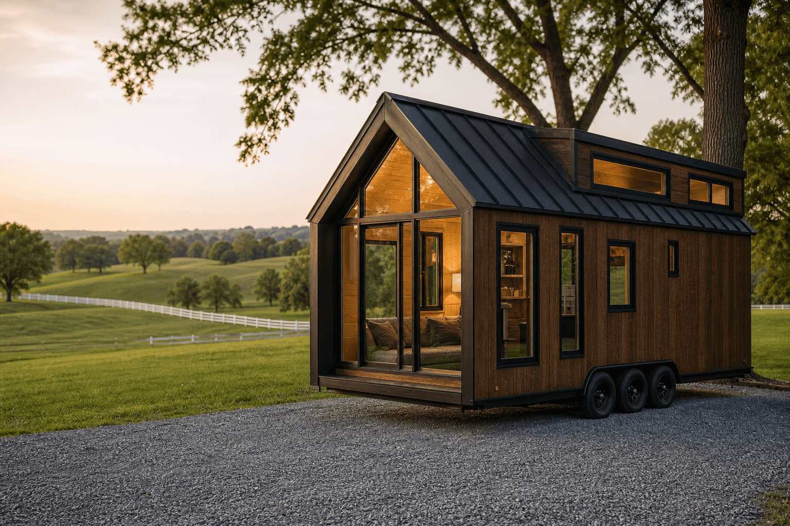 Farmhouse Tiny House on Wheels, NOAH Certified, 26 ft in Burnside, KY