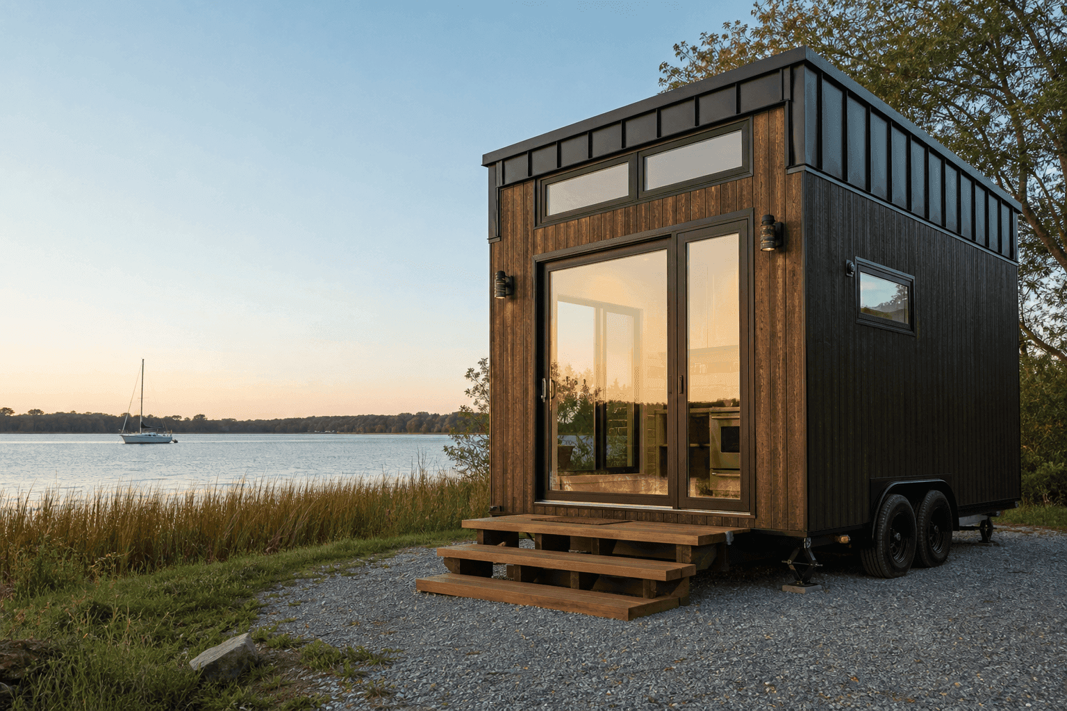 The Lena Model Luxury Tiny Home on Wheels, 24 ft, in Stevensville, MD