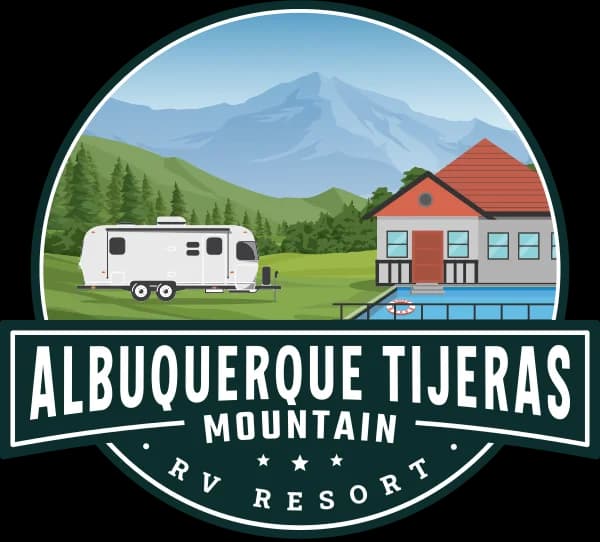 Santa Fe area: Albuquerque Tijeras Mountain RV Resort logo
