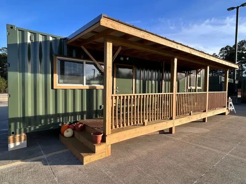 40ft Shipping Container Home, 320 sq ft, 2 bed, split duplex/affordable