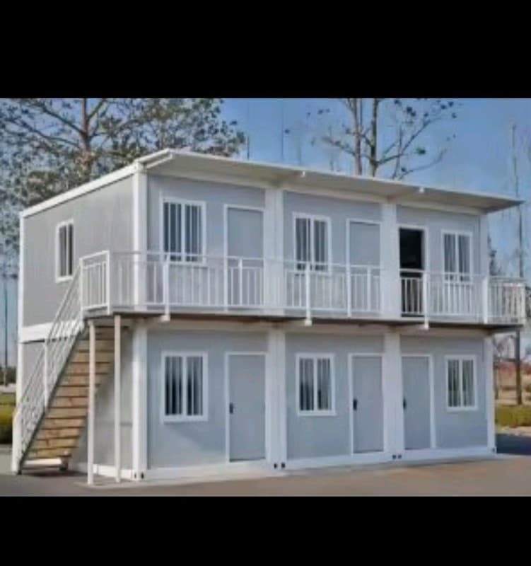 8 Units 20ftx8ft Flat-pack Easy Setup Container Rent them out rooms.