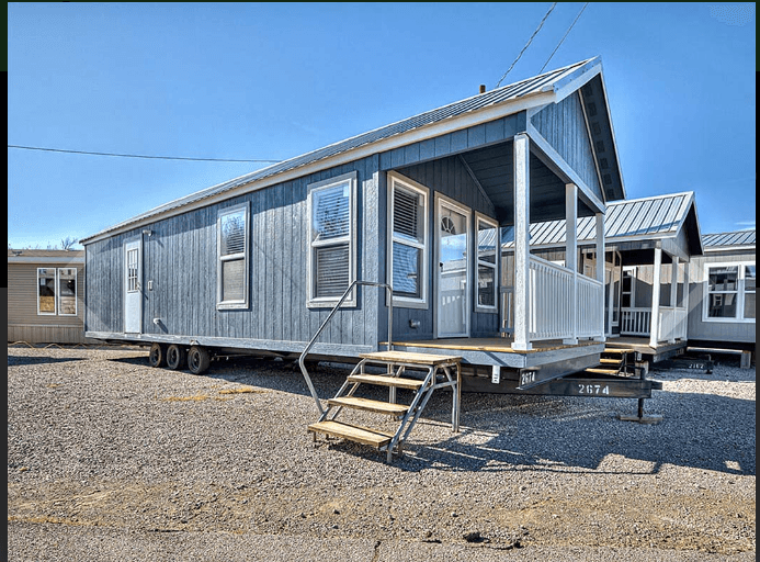Stunning 1-Bedroom, 1-Bathroom Modern Park Model Tiny Home with Built-In Porch