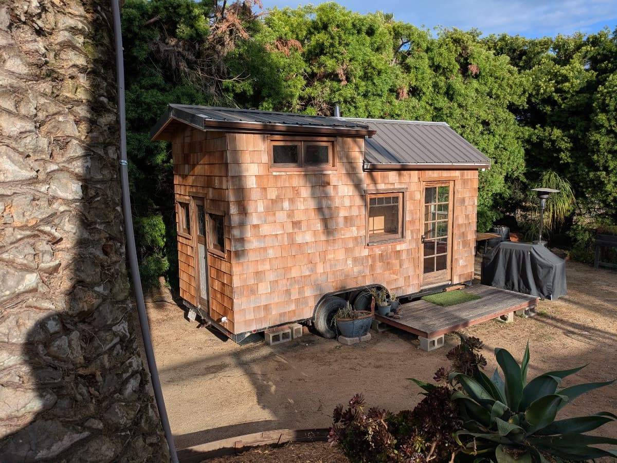 Handcrafted Tiny Home on Wheels – Cedar Shingle, Hardwood Floors, Fireplace | Move-In Ready - Image 2