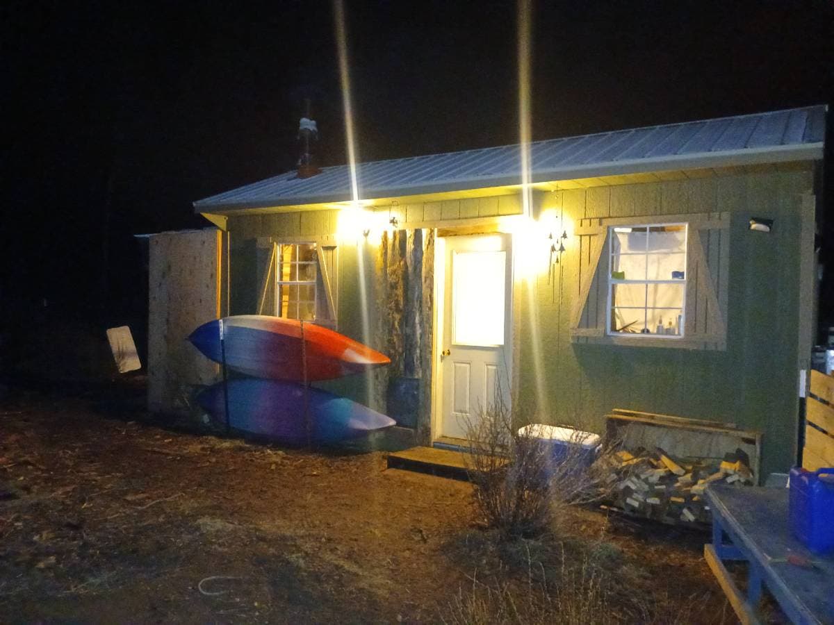 Beautiful Rustic 20' Skid Style Cabin