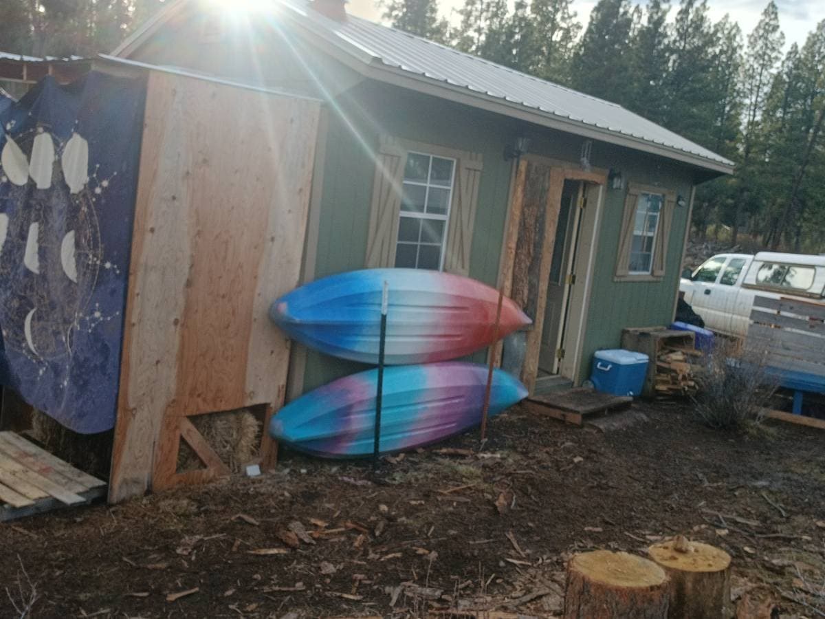 Beautiful Rustic 20' Skid Style Cabin - Image 3