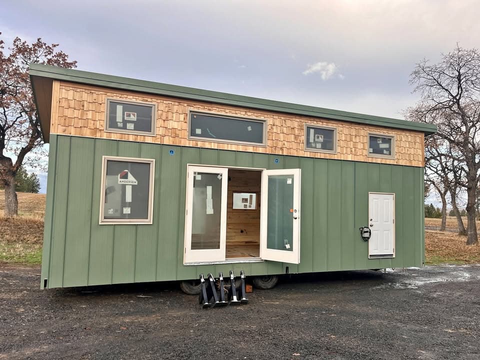 Trailered Tiny House Shell – Dried-In & Plumbed