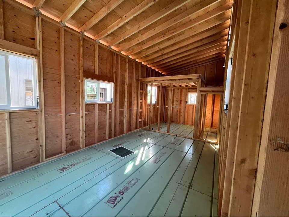 Trailered Tiny House Shell – Dried-In & Plumbed - Image 2