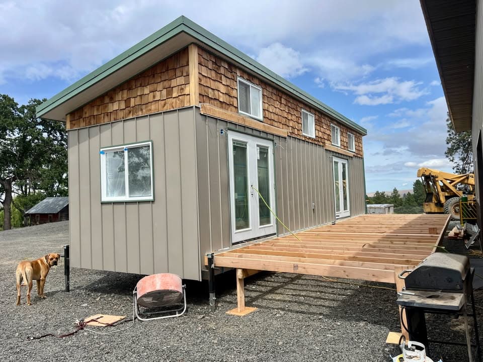 Trailered Tiny House Shell – Dried-In & Plumbed - Image 5
