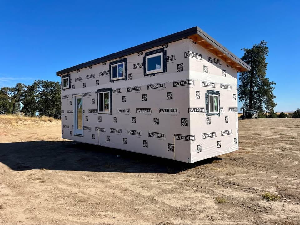 Trailered Tiny House Shell – Dried-In & Plumbed - Image 4