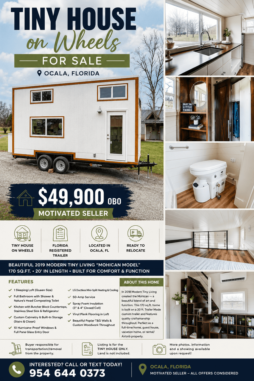 2019 MODERN TINY LIVING "MOHICAN MODEL"