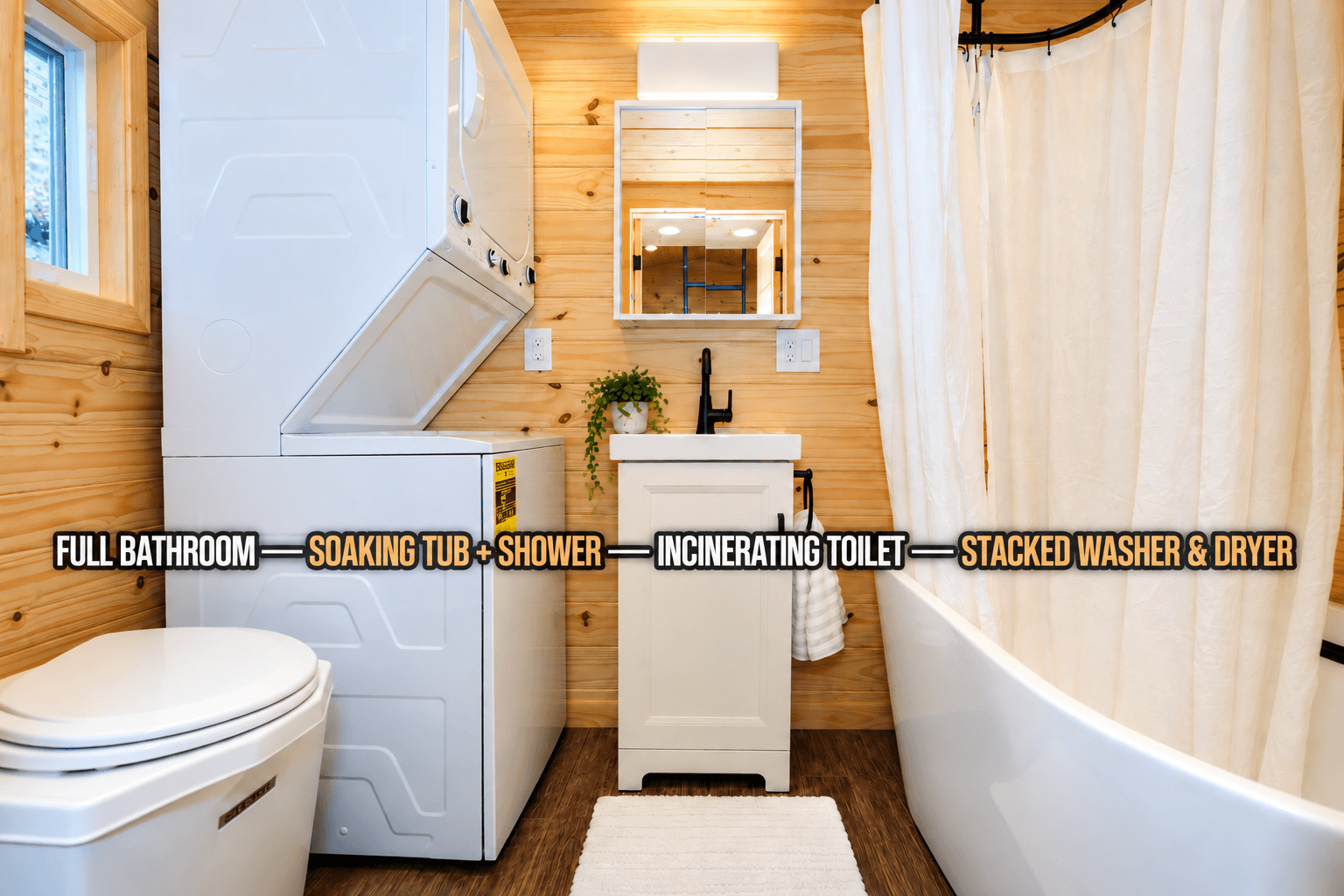 Steel-Framed, Solar-Powered Tiny Home with Soaking Tub! - Image 3