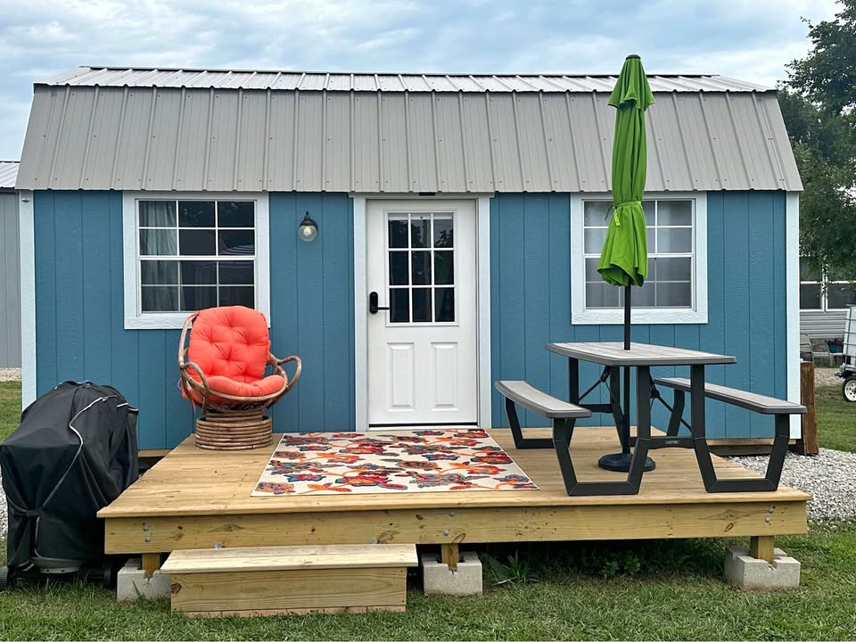 12x20 Finished Skid Shed Tiny Home - 240 Sq Ft