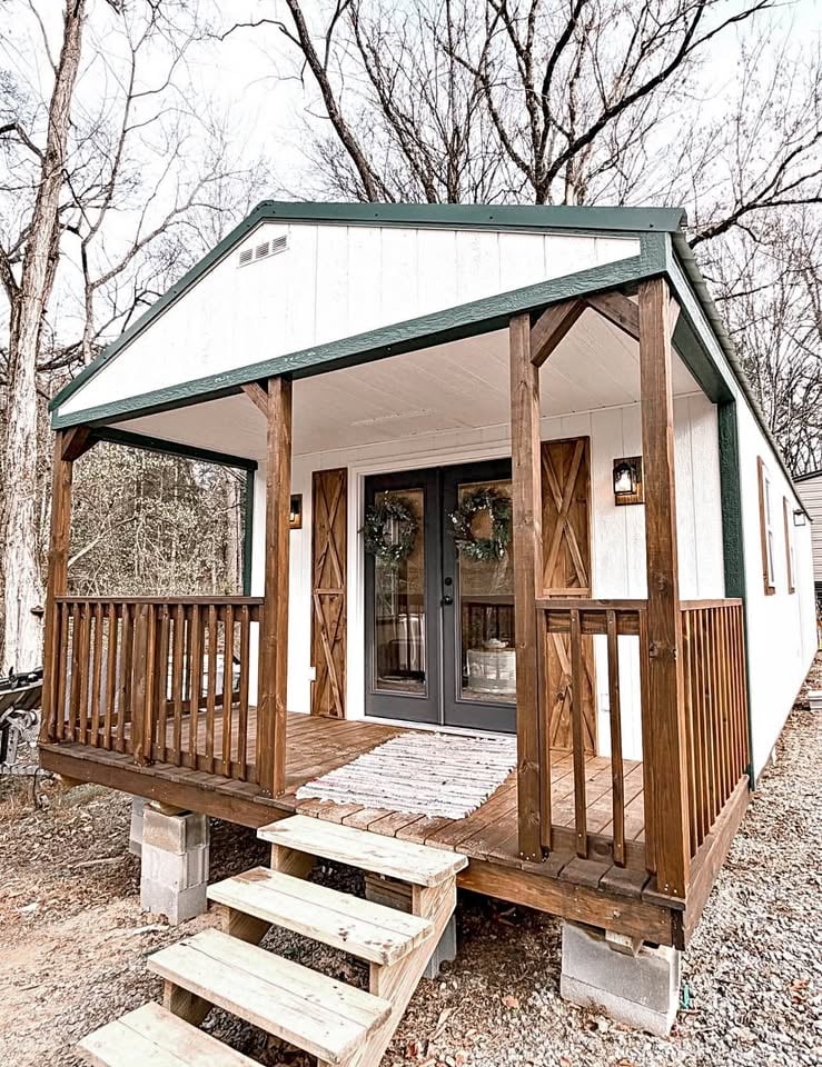 14x40 Custom Tiny Home with Front Porch