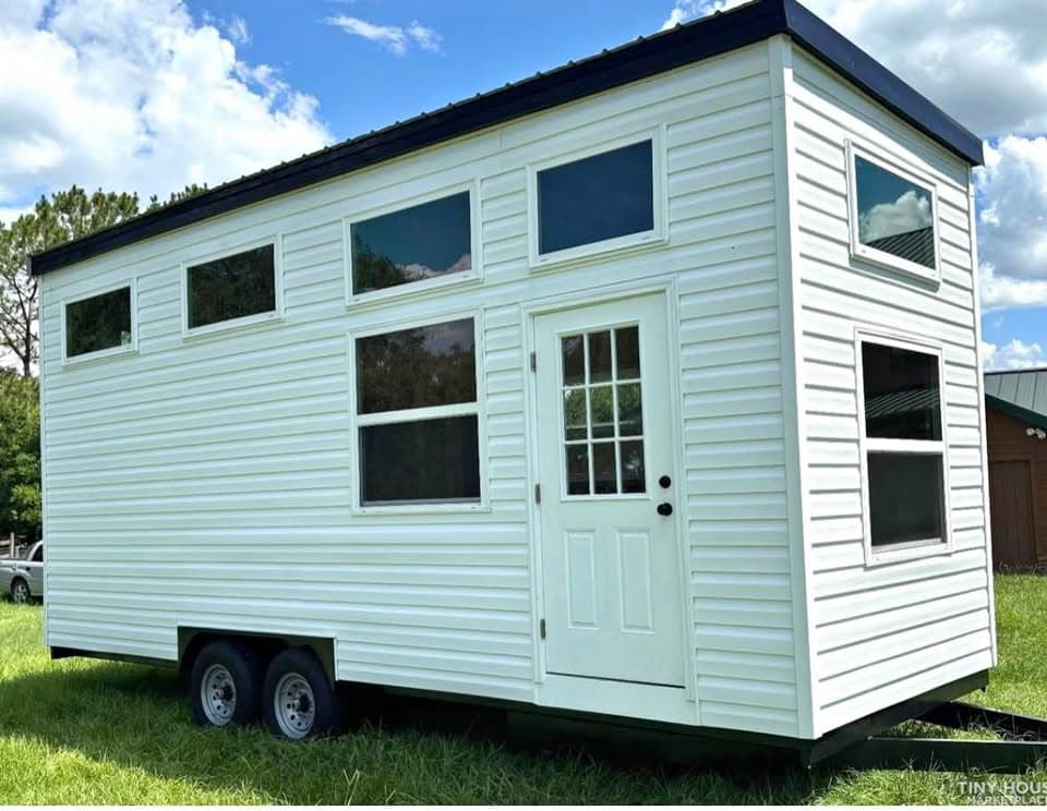 2025 Tiny Home Dried-In Shell – NOAH Certified, Ready to Customize – 8x24 on Mobile Trailer