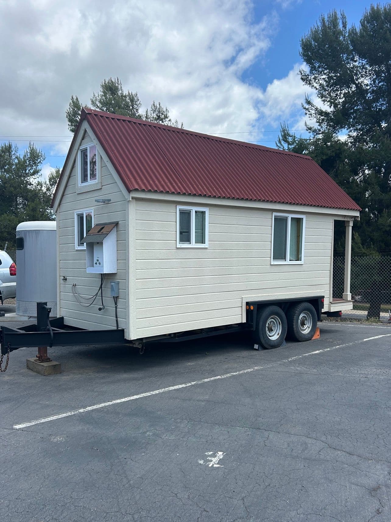 Tiny House on Wheels 20x8 — Built on Heavy-Duty Equipment Trailer