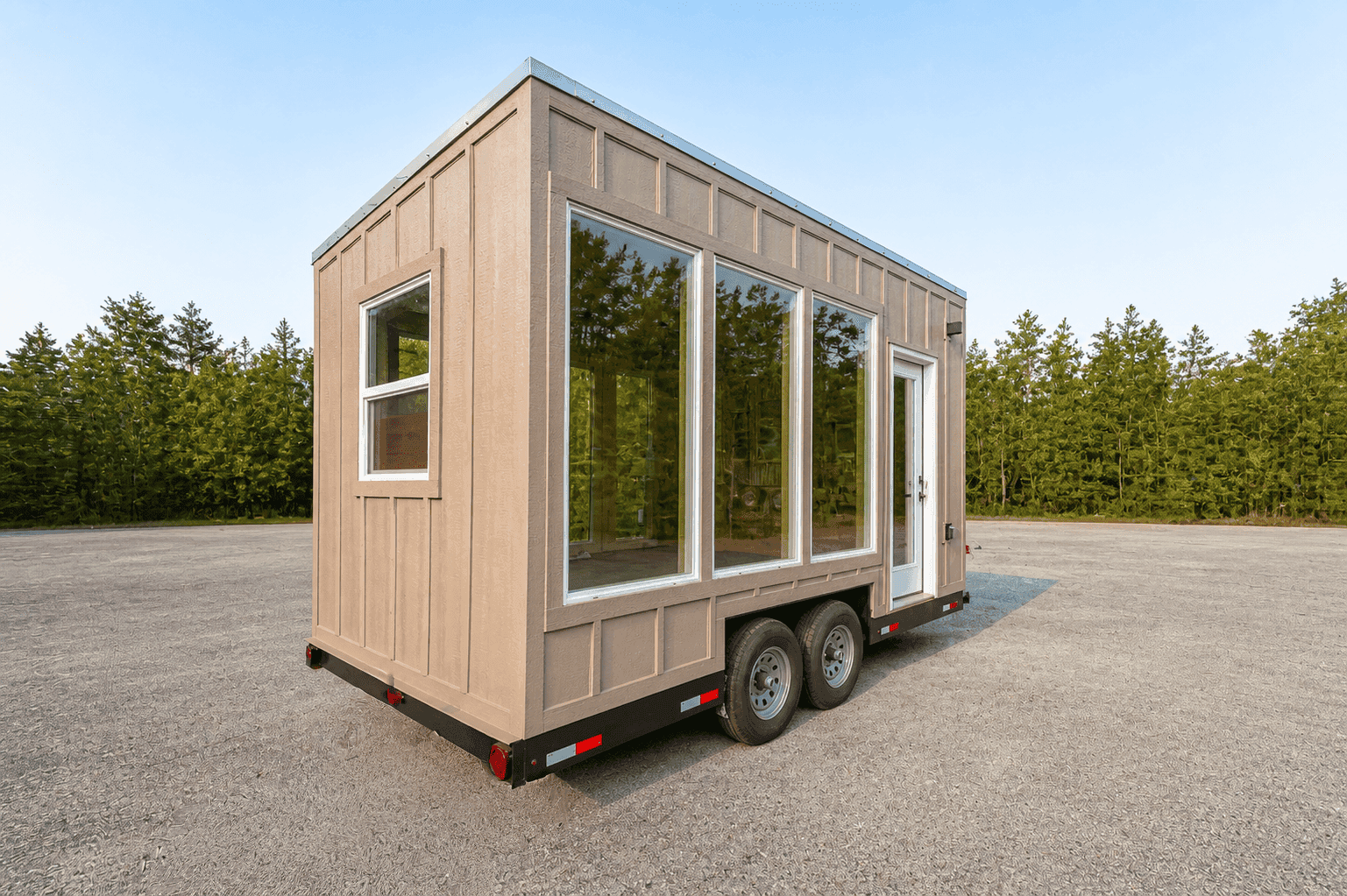 16ft Backyard Office with Panoramic Windows, Natural Wood Interior, and Modern Upgrades - Image 2