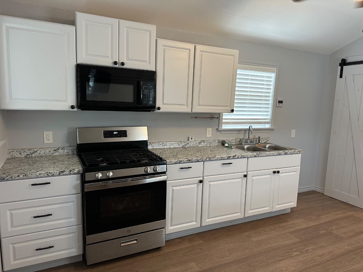 240 square foot tiny home for sale. Split unit a/c and heat. Stove included with house. - Image 5