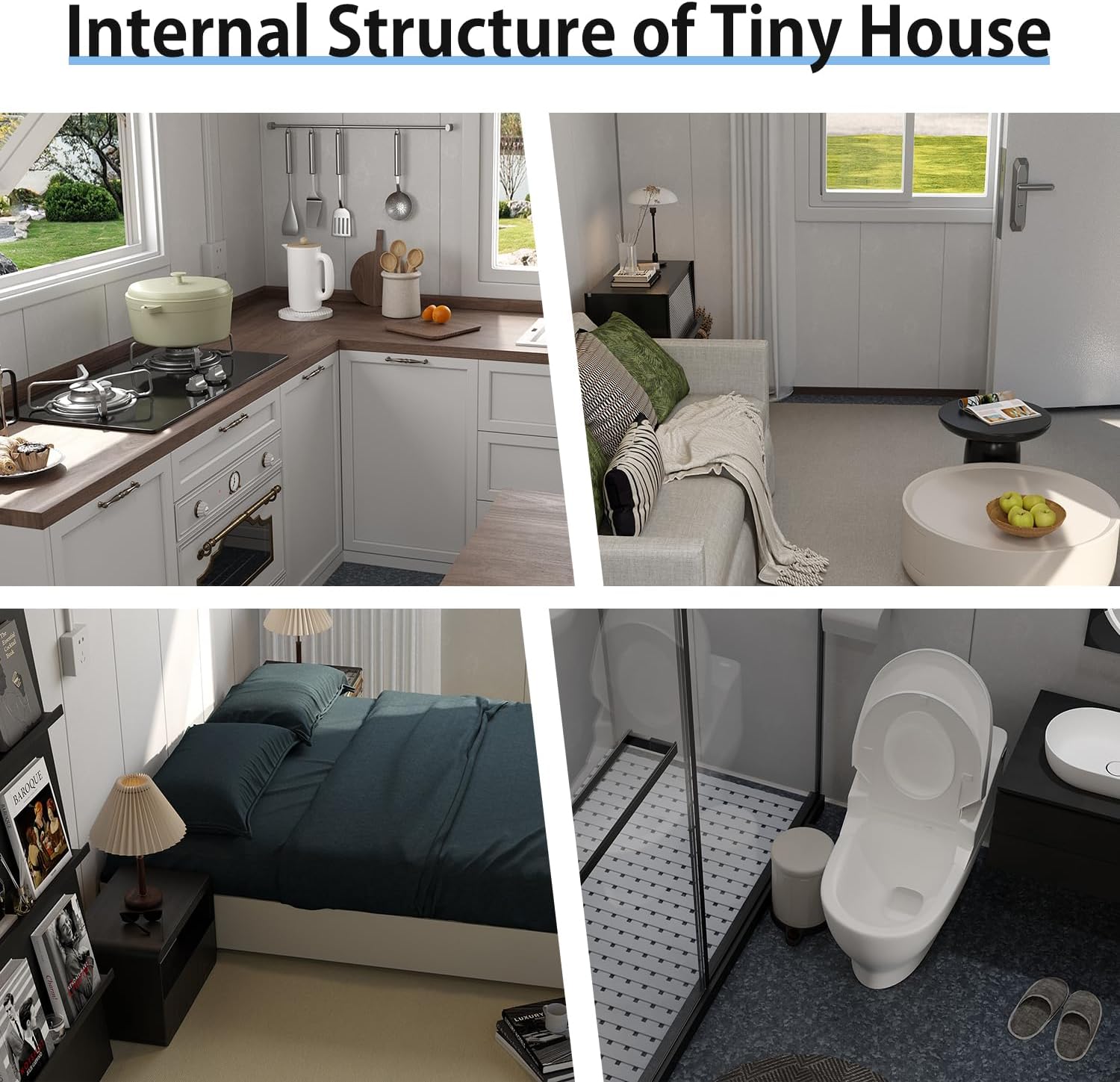 Two-Story Tiny House (573 sq ft) – Double-Layer Modular Home with Flexible Expansion - Image 5