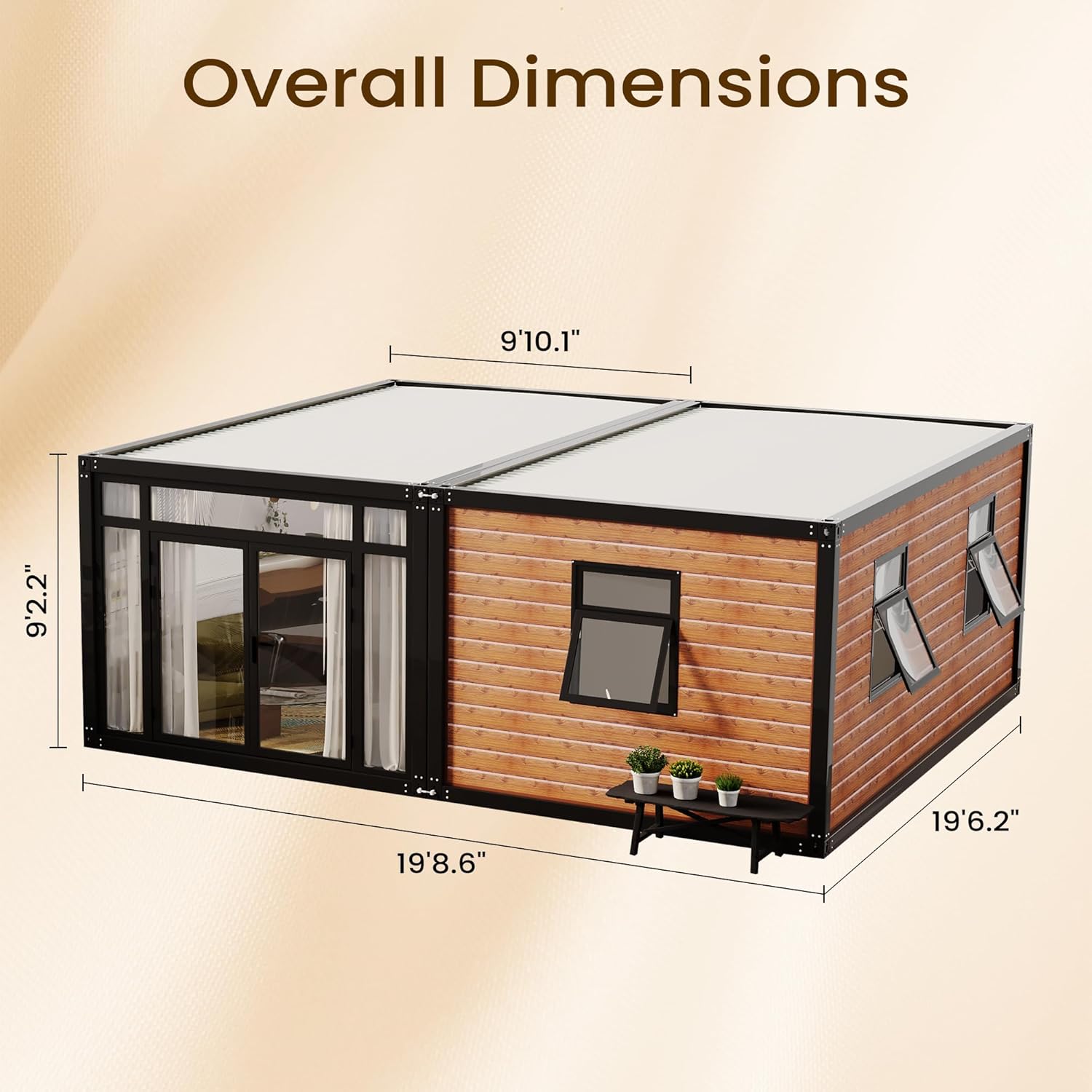 Expandable Tiny House (369 sq ft) – 2 Bedroom, 1 Bath with Full Kitchen - Image 2