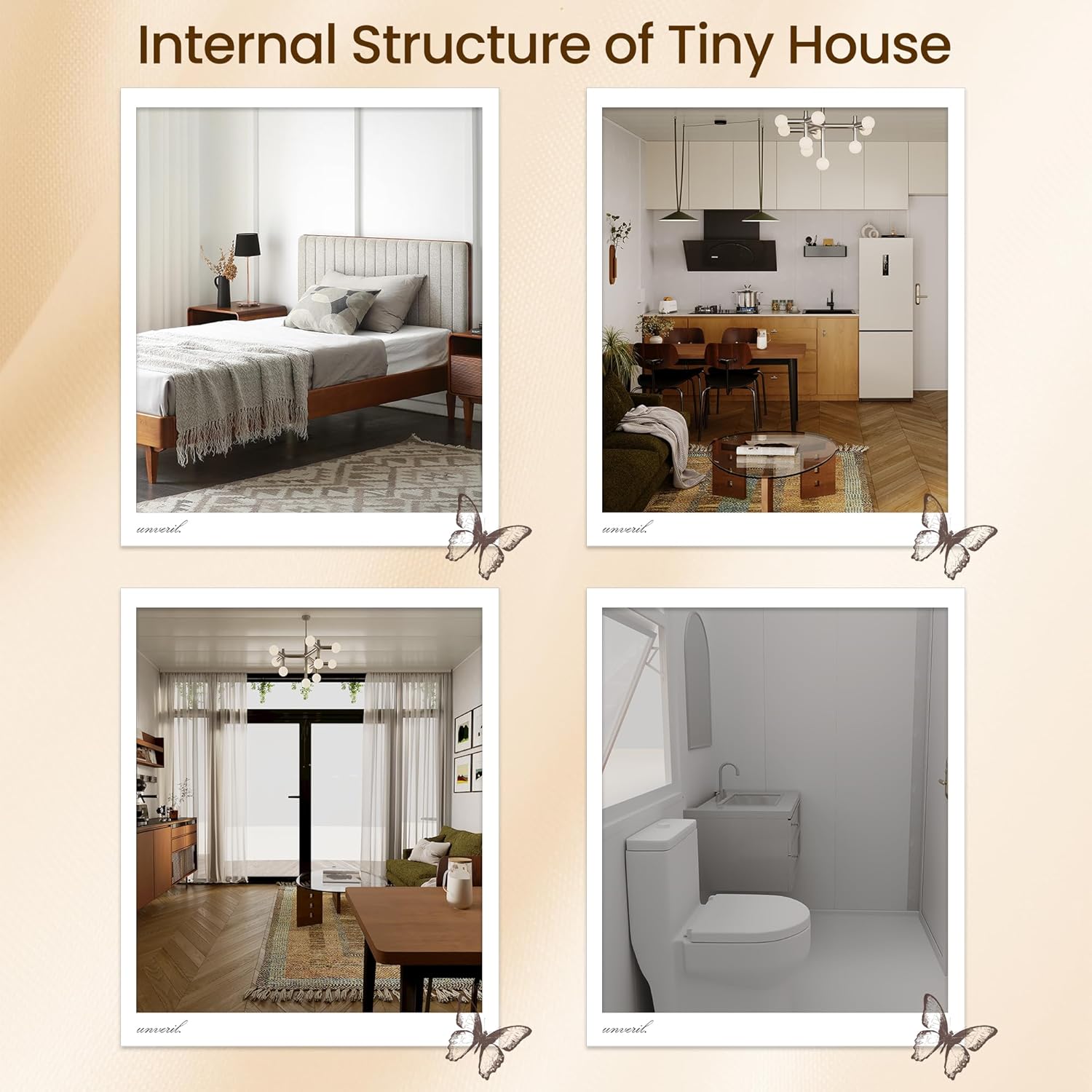 Expandable Tiny House (369 sq ft) – 2 Bedroom, 1 Bath with Full Kitchen - Image 8
