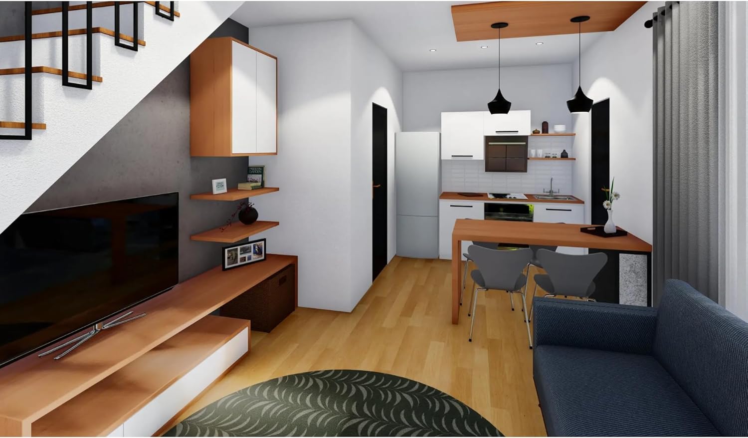 Luxury 2-Bedroom Modular Tiny House – 215 Sq Ft Modern Villa with Kitchen & Bathroom - Image 7