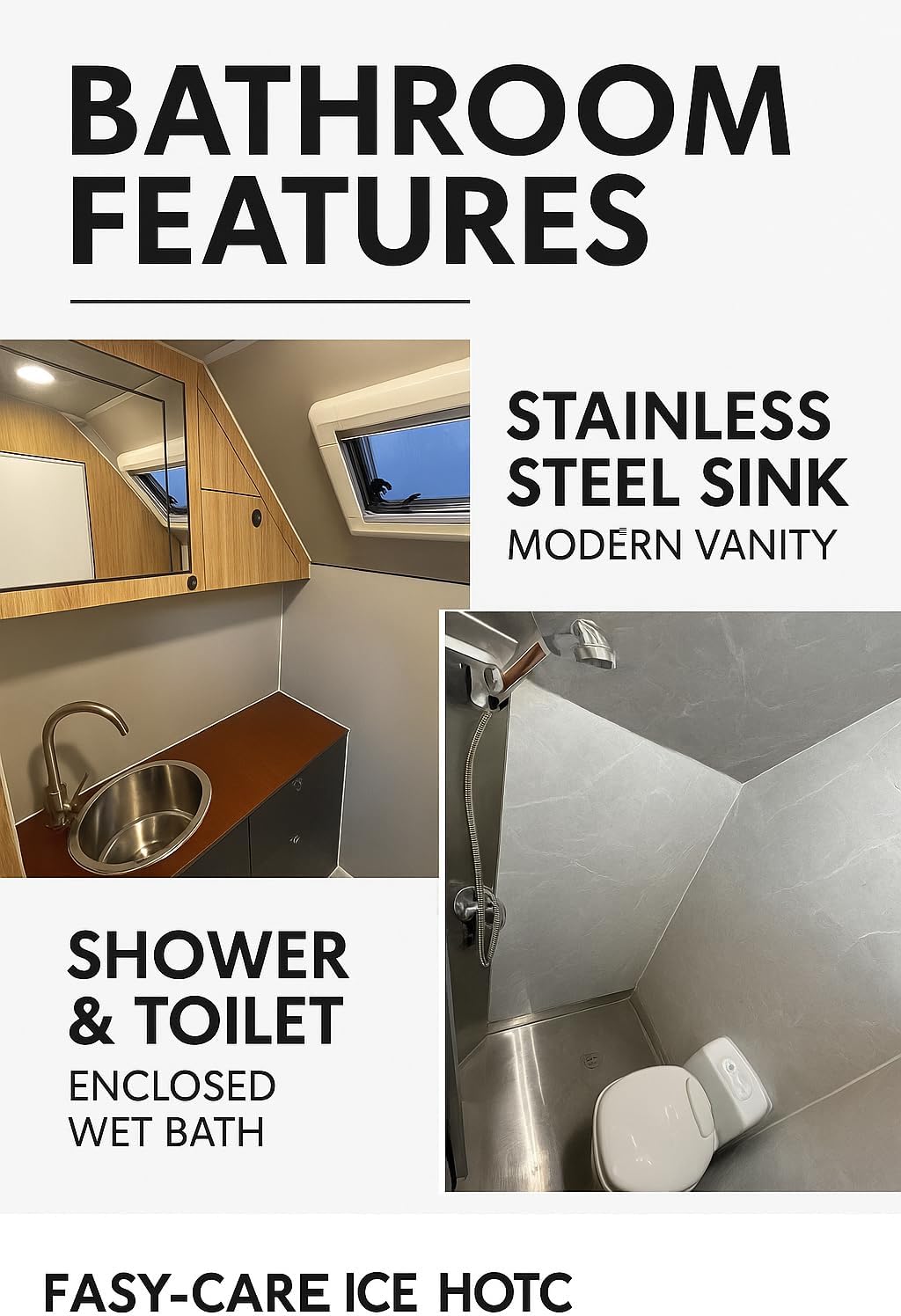 Trailer-Style Tiny Home (104 sq ft) – Portable Modular House with Kitchen, Toilet & Bed, Move-In Ready - Image 4