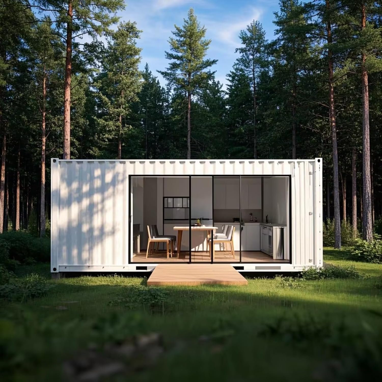 Expandable Container House (320 sq ft) – 2–3 Bedroom Modular Cabin with Kitchen & Bath - Image 4