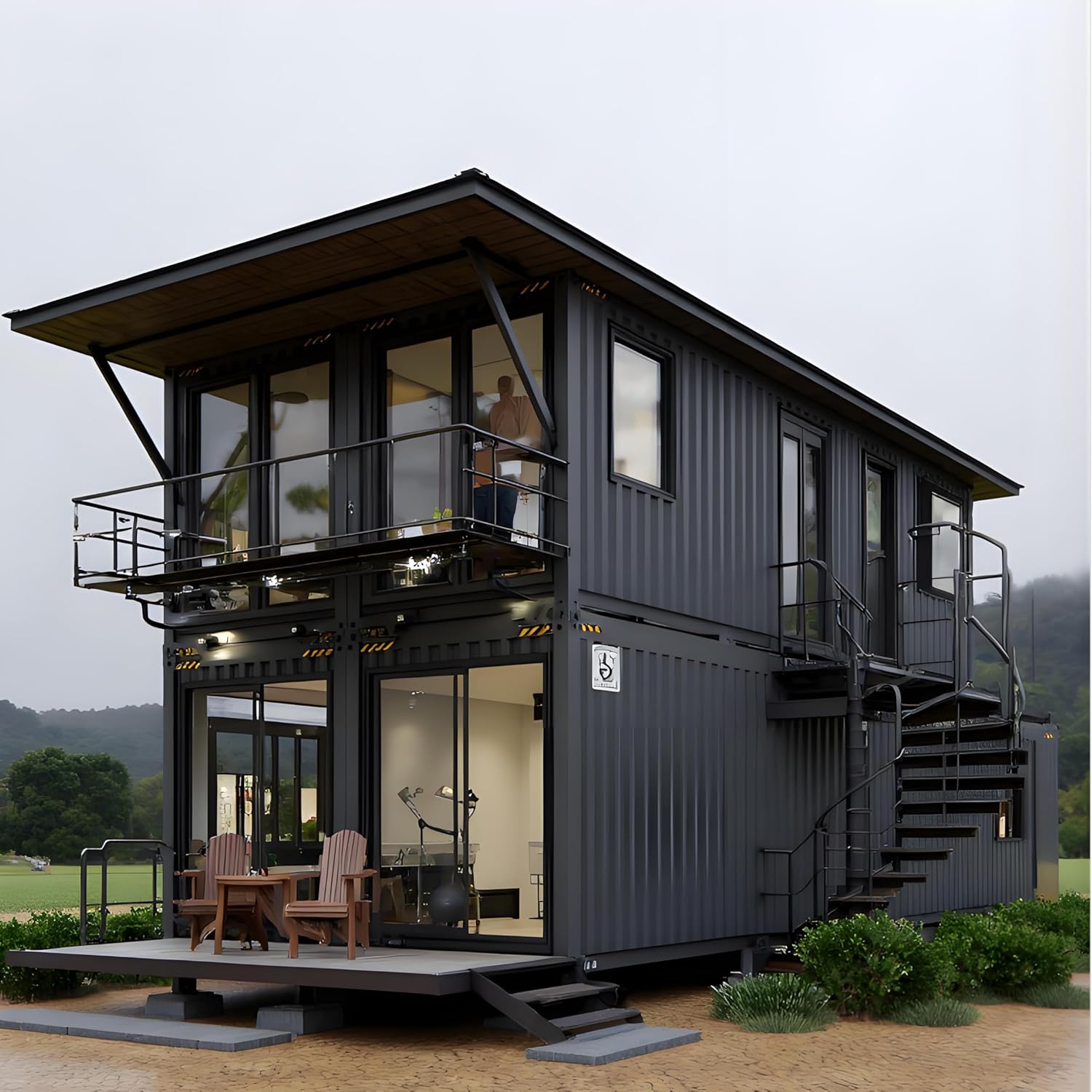 2-Storey Expandable Tiny Home (375 sq ft) – Steel Frame Villa with Kitchen, Bathroom & Custom Bedrooms - Image 2