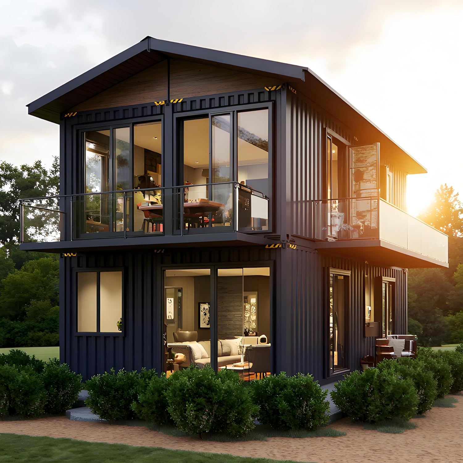 2-Storey Expandable Tiny Home (375 sq ft) – Steel Frame Villa with Kitchen, Bathroom & Custom Bedrooms - Image 5