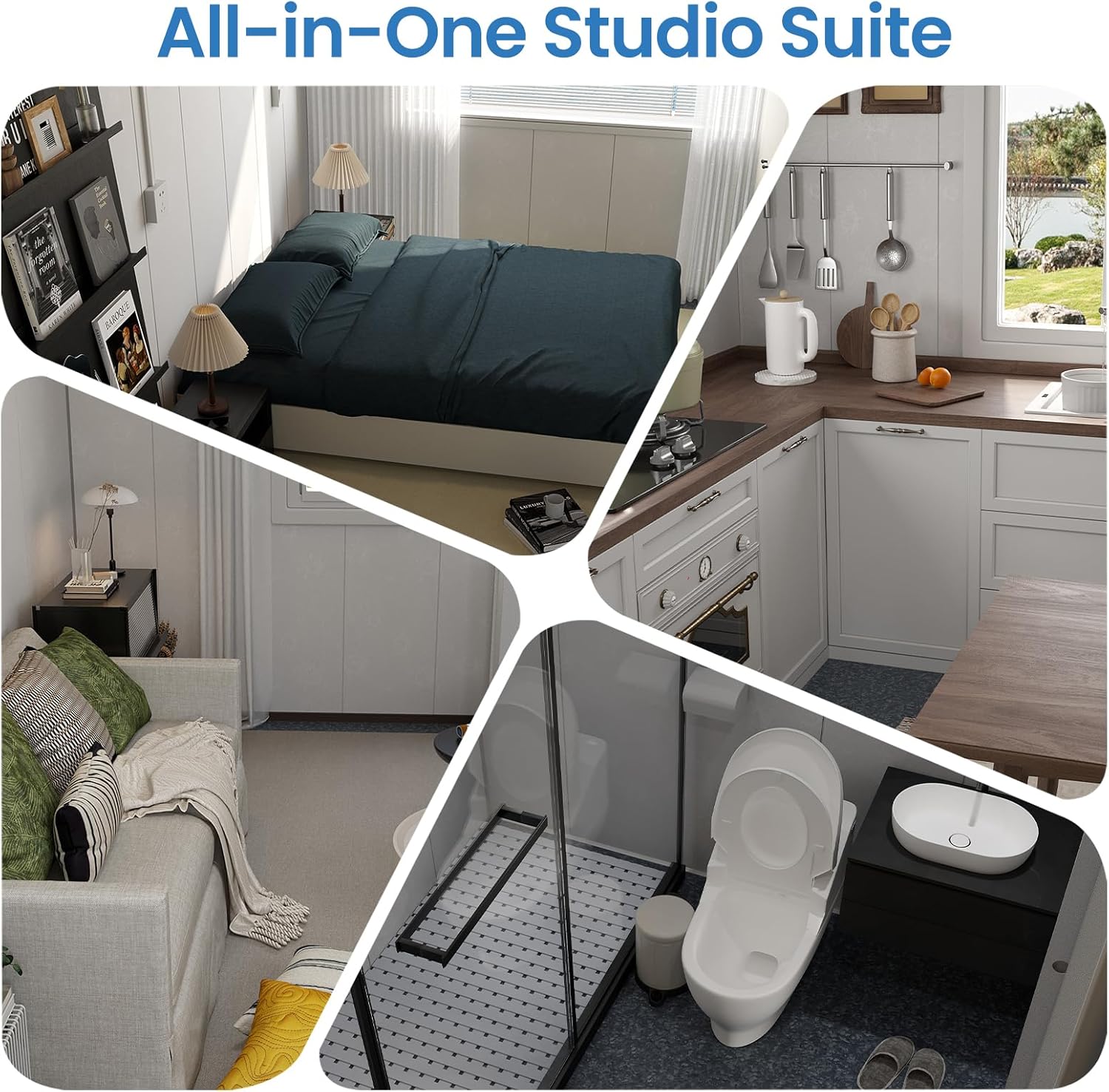 Portable Tiny House (192 sq ft) – 1 Bedroom, Bathroom, Expandable Flat-Pack - Image 5
