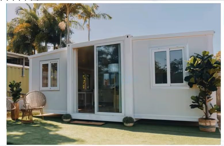 Expandable Tiny House (309 sq ft) – 2 Bedrooms, Kitchen & Bathroom, Steel Frame Design