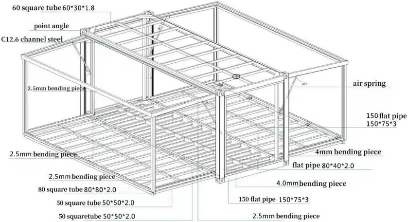 Expandable Tiny House (309 sq ft) – 2 Bedrooms, Kitchen & Bathroom, Steel Frame Design - Image 2